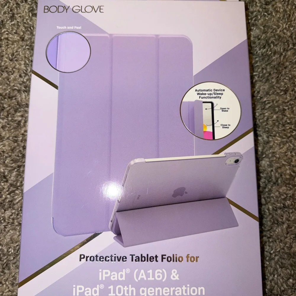 Body Glove Lavender Protective Tablet Folio Case for iPad